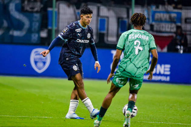 FOOTBALL : ESTAC Troyes vs Olympique de Marseille - Ligue 1 - Journà e 6 - 11 10 2026 Kelyann Bezahaf (OM) TroyesFrance Copyright: xBaptistexAutissierx