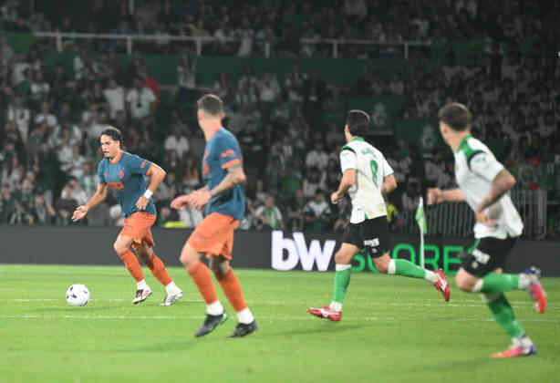 ESP LaLiga EA Sports: Racing Santander vs. Valencia CF — Filip Ugrinic of Valencia CF during the LaLiga EA Sports match between Racing Santander and Valencia CF, played at Campos de Sport de El Sardinero Stadium in Cantabria on October 11, 2026, in Spain — Spanish Soccer Copyright: xAgenciaxLOFx