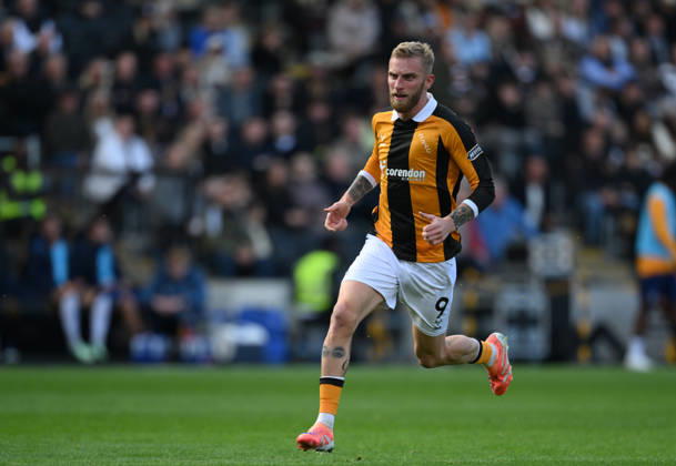 Hull City v Everton Premier League Hull City s Oli McBurnie during the Premier League match at the MKM Stadium, Hull 11 10 2026 UK Newspapers OUT Copyright: xDanielxHamburyx FIL-24042-0116
