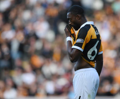Hull City v Everton Premier League Hull City s Semi Ajayi during the Premier League match at the MKM Stadium, Hull 11 10 2026 UK Newspapers OUT Copyright: xDanielxHamburyx FIL-24042-0164