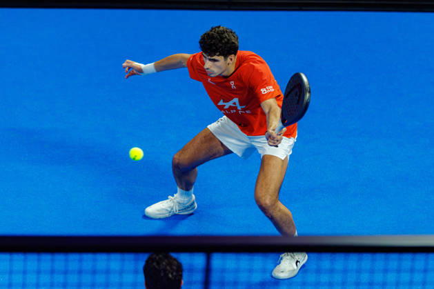 DÜSSELDORF, GERMANY - 11 OCTOBER 2026: Image shows Arturo Coello (ESP) during CUPRA Germany Premier Padel P2 2026 Day 8: Finals at CASTELLO Düsseldorf on 11 10 2026 in Düsseldorf, Germany. Germany Copyright: xFröhlichxPascalx