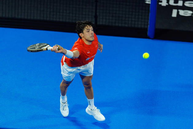 DÜSSELDORF, GERMANY - 11 OCTOBER 2026: Image shows Agustin Tapia (ARG) during CUPRA Germany Premier Padel P2 2026 Day 8: Finals at CASTELLO Düsseldorf on 11 10 2026 in Düsseldorf, Germany. Germany Copyright: xFröhlichxPascalx