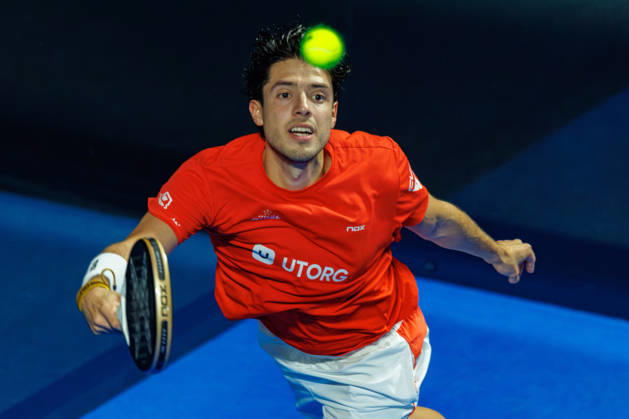 DÜSSELDORF, GERMANY - 11 OCTOBER 2026: Image shows Agustin Tapia (ARG) during CUPRA Germany Premier Padel P2 2026 Day 8: Finals at CASTELLO Düsseldorf on 11 10 2026 in Düsseldorf, Germany. Germany Copyright: xFröhlichxPascalx