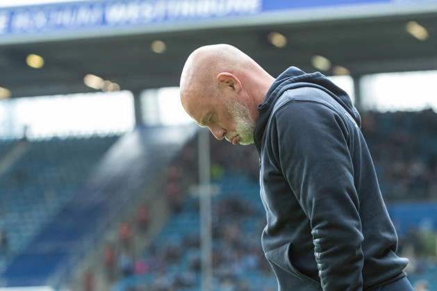 VfL Bochum coach Uwe Roesler looks dejected during the 2. Bundesliga match between VfL Bochum and Arminia Bielefeld at the Ruhrstadion on October 11, 2026, in Bochum, Germany. Photo by Mario Hommes, DeFodi Images. VfL Bochum coach Uwe Roesler looks dejected during the 2nd Bundesliga match between VfL Bochum and Arminia Bielefeld at Vonovia Ruhrstadion on October 11, 2026 in Bochum, Germany. Photo by Mario Hommes, DeFodi Images. DFB and DFL regulations prohibit any use of photographs as image sequences and or quasi-video. Photo by Mario Hommes, DeFodi Images.