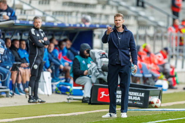 DSC Arminia Bielefeld coach Oliver Kirch gestures during the 2. Bundesliga match between VfL Bochum and Arminia Bielefeld, Ruhrstadion on October 11, 2026, in Bochum, Germany. Photo by Mario Hommes, DeFodi Images. Coach Oliver Kirch of DSC Arminia Bielefeld gestures during the 2nd Bundesliga match between VfL Bochum and Arminia Bielefeld at Vonovia Ruhrstadion on October 11, 2026 in Bochum, Germany. Photo by Mario Hommes, DeFodi Images. DFB and DFL regulations prohibit any use of photographs as image sequences and or quasi-video. Photo by Mario Hommes, DeFodi Images