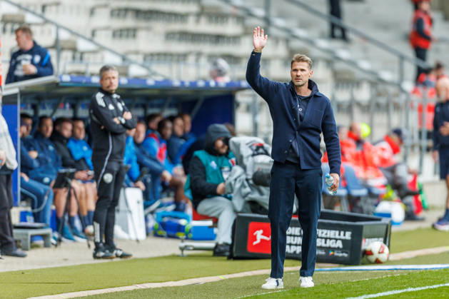 DSC Arminia Bielefeld coach Oliver Kirch gestures during the 2. Bundesliga match between VfL Bochum and Arminia Bielefeld, Ruhrstadion on October 11, 2026, in Bochum, Germany. Photo by Mario Hommes, DeFodi Images. Coach Oliver Kirch of DSC Arminia Bielefeld gestures during the 2nd Bundesliga match between VfL Bochum and Arminia Bielefeld at Vonovia Ruhrstadion on October 11, 2026 in Bochum, Germany. Photo by Mario Hommes, DeFodi Images. DFB and DFL regulations prohibit any use of photographs as image sequences and or quasi-video. Photo by Mario Hommes, DeFodi Images
