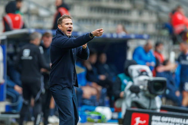 DSC Arminia Bielefeld coach Oliver Kirch gestures during the 2. Bundesliga match between VfL Bochum and Arminia Bielefeld, Ruhrstadion on October 11, 2026, in Bochum, Germany. Photo by Mario Hommes, DeFodi Images. Coach Oliver Kirch of DSC Arminia Bielefeld gestures during the 2nd Bundesliga match between VfL Bochum and Arminia Bielefeld at Vonovia Ruhrstadion on October 11, 2026 in Bochum, Germany. Photo by Mario Hommes, DeFodi Images. DFB and DFL regulations prohibit any use of photographs as image sequences and or quasi-video. Photo by Mario Hommes, DeFodi Images.