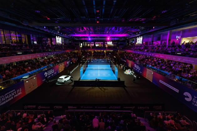 DÜSSELDORF, GERMANY - 11 OCTOBER 2026: Image shows overview of the CUPRA Germany Premier Padel P2 2026 Center Court in CASTELLO Düsseldorf during CUPRA Germany Premier Padel P2 2026 Day 8: Finals at CASTELLO Düsseldorf on 11 10 2026 in Düsseldorf, Germany. Germany Copyright: xFröhlichxPascalx