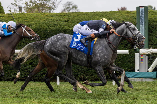 HORSE RACING 2026: Franklin Stakes Day Keeneland OCT 11 October 11, 2026, USA: Time to Dazzle (3) ridden by Irad Ortiz Jr. wins the Franklin Stakes at Keeneland Race Course in Lexington, Kentucky on October 11, 2026. Casey Laughter Eclipse Sportswire CSM(Credit Image: Â Casey Laughter Cal Media) USA EDITORIAL USE ONLY Copyright: xx ZUMA-20261011_faf_cs17_008.jpg CaseyxLaughterx csmphotothree533541