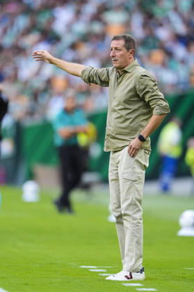 October 11, 2026, Sevilla, Sevilla, Spain: Luis Miguel Ramis, head coach of CA Osasuna, gestures during the Spanish league, LaLiga EA Sports, football match played between Real Betis and CA Osasuna at La Cartuja stadium on October 11, 2026, in Sevilla, Spain. Sevilla Spain - ZUMAa181 20261011_zaa_a181_254 Copyright: xJoaquinxCorcherox