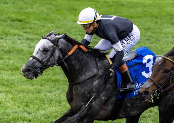 HORSE RACING 2026: Franklin Stakes Day Keeneland OCT 11 October 11, 2026, Lexington, Ky, USA: Time to Dazzle (3) ridden by Irad Ortiz Jr wins the Franklin Stakes Day on October 11, 2026. Candice Chavez Eclipse Sportswire CSM(Credit Image: Â {Serial Cal Media) Lexington Ky USA EDITORIAL USE ONLY Copyright: xx ZUMA-20261011_faf_cs17_009.jpg {Serialx csmphotothree533587