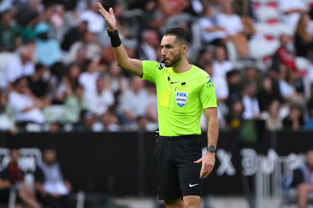 FOOTBALL : OGC Nice VS RC Strasbourg Alsace - Ligue 1 McDonald s - 11 10 2026 Referee JÃ rÃ mie Pignard during the Ligue 1 McDonald™s match between OGC Nice and Racing Club de Strasbourg Alsace on October 11, 2026 at the Allianz Riviera Stadium in Nice. NiceFrance  Copyright: xWilliamxCannarellax