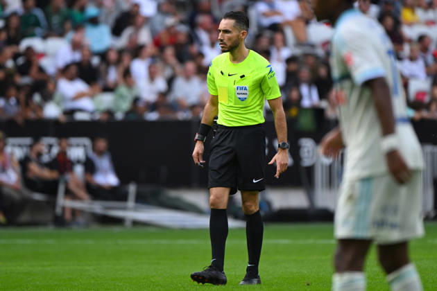 FOOTBALL : OGC Nice VS RC Strasbourg Alsace - Ligue 1 McDonald s - 11 10 2026 Referee JÃ rÃ mie Pignard during the Ligue 1 McDonald™s match between OGC Nice and Racing Club de Strasbourg Alsace on October 11, 2026 at the Allianz Riviera Stadium in Nice. NiceFrance  Copyright: xWilliamxCannarellax