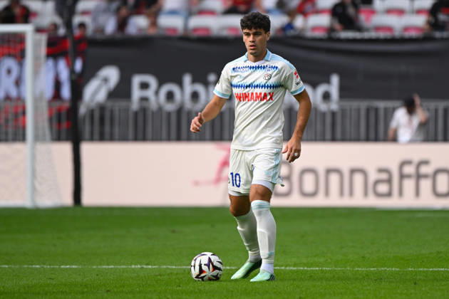 FOOTBALL : OGC Nice VS RC Strasbourg Alsace - Ligue 1 McDonald s - 11 10 2026 Giovanni Reyna (RCSA) - Ligue 1 McDonald™s match between OGC Nice and Racing Club de Strasbourg Alsace on October 11, 2026 at the Allianz Riviera Stadium in Nice. NiceFrance  Copyright: xWilliamxCannarellax
