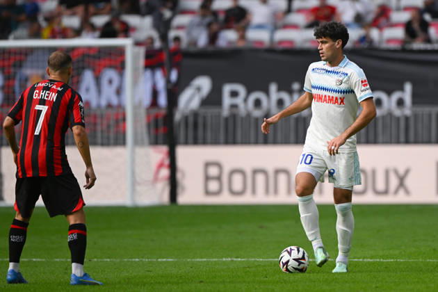 FOOTBALL : OGC Nice VS RC Strasbourg Alsace - Ligue 1 McDonald s - 11 10 2026 Giovanni Reyna (RCSA) - Ligue 1 McDonald™s match between OGC Nice and Racing Club de Strasbourg Alsace on October 11, 2026 at the Allianz Riviera Stadium in Nice. NiceFrance  Copyright: xWilliamxCannarellax