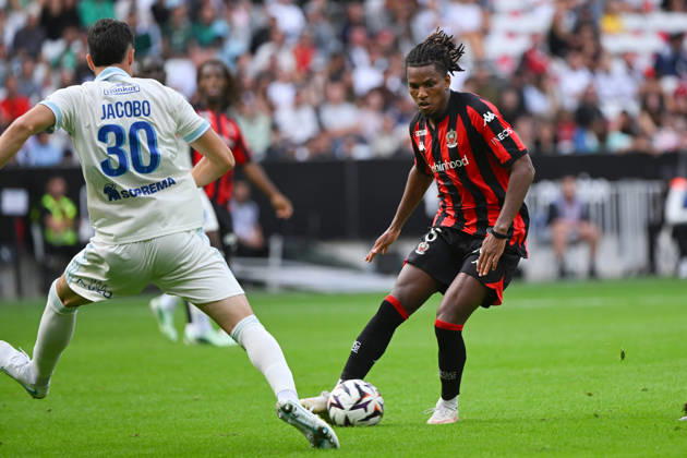 FOOTBALL : OGC Nice VS RC Strasbourg Alsace - Ligue 1 McDonald s - 11 10 2026 Hicham Boudaoui (OGCN) - Ligue 1 McDonald™s match between OGC Nice and Racing Club de Strasbourg Alsace on October 11, 2026 at the Allianz Riviera Stadium in Nice. NiceFrance  Copyright: xWilliamxCannarellax