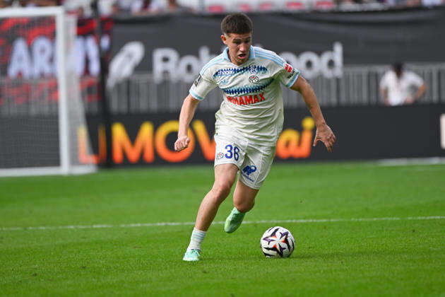FOOTBALL : OGC Nice VS RC Strasbourg Alsace - Ligue 1 McDonald s - 11 10 2026 Oso (RCSA) - Ligue 1 McDonald™s match between OGC Nice and Racing Club de Strasbourg Alsace on October 11, 2026 at the Allianz Riviera Stadium in Nice. NiceFrance  Copyright: xWilliamxCannarellax