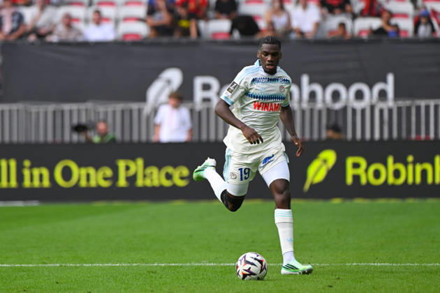 FOOTBALL : OGC Nice VS RC Strasbourg Alsace - Ligue 1 McDonald s - 11 10 2026 Fabio BaldÃ (RCSA) - Ligue 1 McDonald™s match between OGC Nice and Racing Club de Strasbourg Alsace on October 11, 2026 at the Allianz Riviera Stadium in Nice. NiceFrance  Copyright: xWilliamxCannarellax