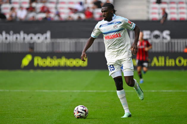 FOOTBALL : OGC Nice VS RC Strasbourg Alsace - Ligue 1 McDonald s - 11 10 2026 Fabio BaldÃ (RCSA) - Ligue 1 McDonald™s match between OGC Nice and Racing Club de Strasbourg Alsace on October 11, 2026 at the Allianz Riviera Stadium in Nice. NiceFrance  Copyright: xWilliamxCannarellax