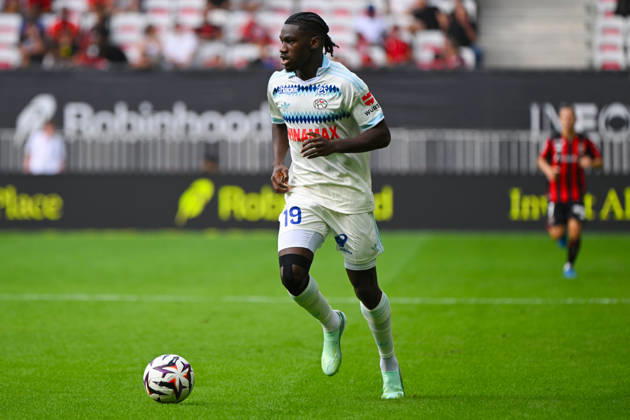 FOOTBALL : OGC Nice VS RC Strasbourg Alsace - Ligue 1 McDonald s - 11 10 2026 Fabio BaldÃ (RCSA) - Ligue 1 McDonald™s match between OGC Nice and Racing Club de Strasbourg Alsace on October 11, 2026 at the Allianz Riviera Stadium in Nice. NiceFrance  Copyright: xWilliamxCannarellax