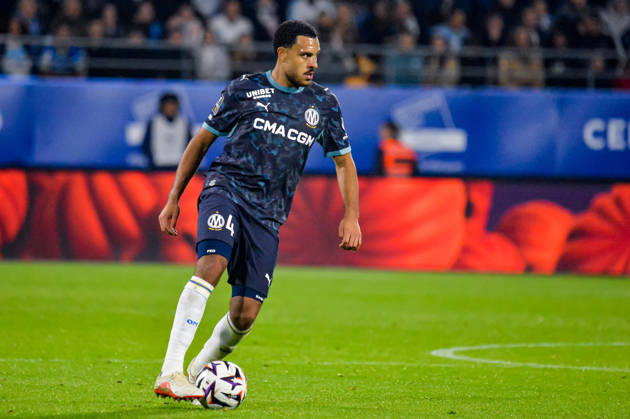 FOOTBALL : ESTAC Troyes vs Olympique de Marseille - Ligue 1 - JournÃ e 6 - 11 10 2026 Emerson (OM) TroyesFrance  Copyright: xBaptistexAutissierx