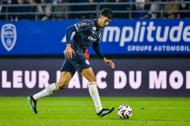 FOOTBALL : ESTAC Troyes vs Olympique de Marseille - Ligue 1 - JournÃ e 6 - 11 10 2026 Nayef Aguerd (OM) TroyesFrance  Copyright: xBaptistexAutissierx