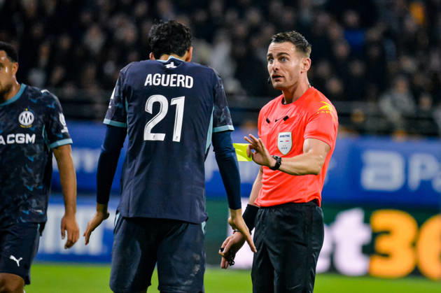 FOOTBALL : ESTAC Troyes vs Olympique de Marseille - Ligue 1 - JournÃ e 6 - 11 10 2026 Guillaume Paradis (Arbitre Central) TroyesFrance  Copyright: xBaptistexAutissierx