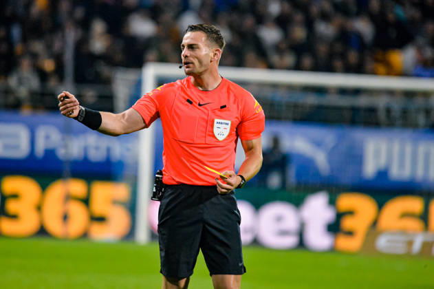 FOOTBALL : ESTAC Troyes vs Olympique de Marseille - Ligue 1 - JournÃ e 6 - 11 10 2026 Guillaume Paradis (Arbitre Central) TroyesFrance  Copyright: xBaptistexAutissierx