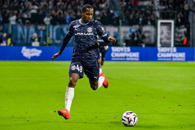 FOOTBALL : ESTAC Troyes vs Olympique de Marseille - Ligue 1 - JournÃ e 6 - 11 10 2026 Keyliane Abdallah (OM) TroyesFrance  Copyright: xBaptistexAutissierx