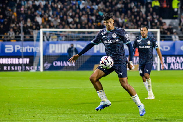 FOOTBALL : ESTAC Troyes vs Olympique de Marseille - Ligue 1 - JournÃ e 6 - 11 10 2026 Kelyann Bezahaf (OM) TroyesFrance  Copyright: xBaptistexAutissierx