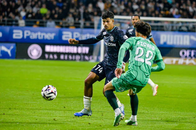 FOOTBALL : ESTAC Troyes vs Olympique de Marseille - Ligue 1 - JournÃ e 6 - 11 10 2026 Kelyann Bezahaf (OM) TroyesFrance  Copyright: xBaptistexAutissierx