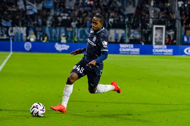 FOOTBALL : ESTAC Troyes vs Olympique de Marseille - Ligue 1 - JournÃ e 6 - 11 10 2026 Keyliane Abdallah (OM) TroyesFrance  Copyright: xBaptistexAutissierx