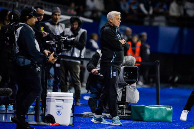FOOTBALL : ESTAC Troyes vs Olympique de Marseille - Ligue 1 - Journà e 6 - 11 10 2026 Bruno Genesio (OM) TroyesFrance Copyright: xBaptistexAutissierx