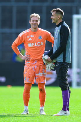 GC Zurich vs. BSC Young Boys, Brack Super League, October 11, 2026; Marvin Hübel 1, Grasshopper Club Zurich, and Joël Mall 18, BSC Young Boys in the Brack Super League match between Grasshopper Club Zurich (GCZ) and BSC Young Boys (YB) on October 11, 2026, at Letzigrund Stadium in Zurich, Switzerland Zurich Letzigrund Stadium Zurich Switzerland