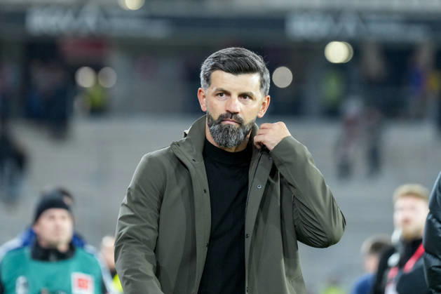 Miron Muslic, FC Schalke 04, Head Coach, Germany, Soccer, Bundesliga 1, Matchday 5, 2026–2027, SC Freiburg vs. FC Schalke 04, October 11, 2026, Europa-Park Stadium, Freiburg, Freiburg, Europa-Park Stadium, Baden-Württemberg, Germany Copyright: xArnexAmbergx