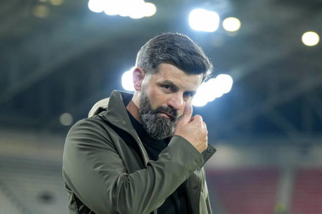 Miron Muslic, FC Schalke 04, Head Coach, Germany, Soccer, Bundesliga 1, Matchday 5, 2026–2027, SC Freiburg vs. FC Schalke 04, October 11, 2026, Europa-Park Stadium, Freiburg, Freiburg, Europa-Park Stadium, Baden-Württemberg, Germany Copyright: xArnexAmbergx
