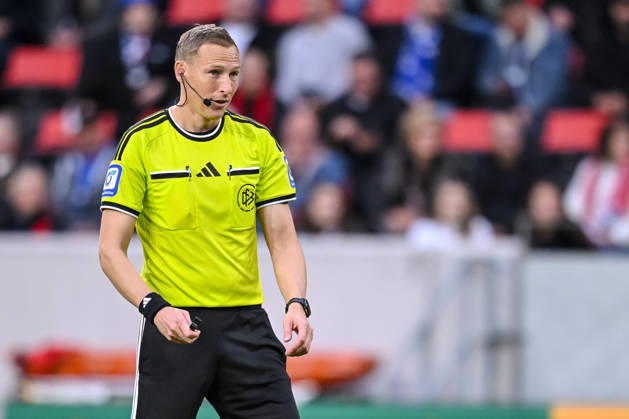 Referee Martin Petersen looks on during the Bundesliga match between Sport Club Freiburg and FC Schalke 04 at Europa-Park Stadium on October 11, 2026, in Freiburg im Breisgau, Germany Photo by Harry Langer DeFodi Images Referee Martin Petersen looks on during the Bundesliga match between Sport Club Freiburg and FC Schalke 04 at Europa Park Stadion on October 11, 2026, in Freiburg im Breisgau, Germany. Photo by Harry Langer, DeFodi Images. DFB and DFL regulations prohibit any use of photographs as image sequences and or quasi-video. Photo by Harry Langer, DeFodi Images. DFB and DFL regulations prohibit any use of photographs as imSEQUENCES AND OR QUASI-VIDEO