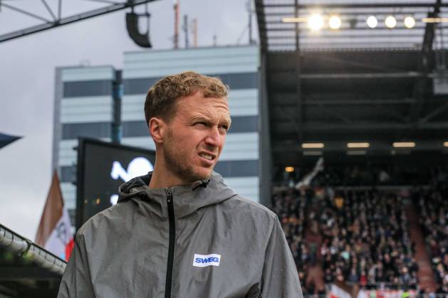 Maximilian Senft, Coach, KSC Germany, Hamburg, Millerntor Stadium, Soccer, 2. Bundesliga, FC St. Pauli, Karlsruher SC
