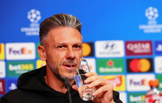 RB Leipzig Champions League Press Conference, Leipzig, October 12, 2026, RB Academy, UEFA Champions League, RB Leipzig press conference on the day before the RB Leipzig vs. PSV Eindhoven match. Pictured: Coach Martin Demichelis, RB Leipzig, Picture Point
