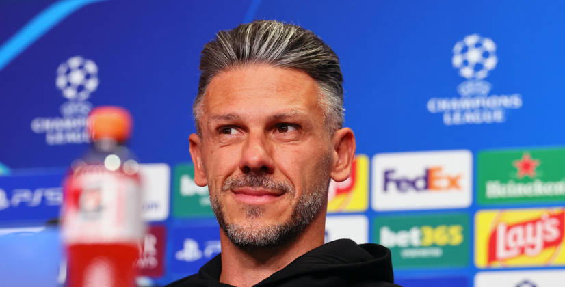 RB Leipzig Champions League Press Conference, Leipzig, October 12, 2026, RB Academy, UEFA Champions League, RB Leipzig press conference on the day before the RB Leipzig vs. PSV Eindhoven match. Pictured: Coach Martin Demichelis, RB Leipzig, Picture Point