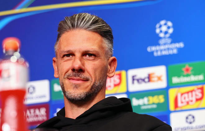 RB Leipzig Champions League Press Conference, Leipzig, October 12, 2026, RB Academy, UEFA Champions League, RB Leipzig press conference on the day before the RB Leipzig vs. PSV Eindhoven match. Pictured: Coach Martin Demichelis, RB Leipzig, Picture Point