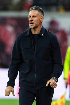 Coach Martin Demichelis, RB Leipzig 1, Bundesliga, 2026–2027 season, league match between RB Leipzig and Eintracht Frankfurt at the Red Bull Arena in Leipzig; soccer, Germany, man, men, October 10, 2026