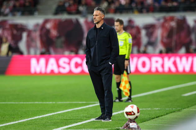 Coach Martin Demichelis, RB Leipzig 1, Bundesliga, 2026–2027 season, league match between RB Leipzig and Eintracht Frankfurt at the Red Bull Arena in Leipzig; soccer, Germany, man, men, October 10, 2026