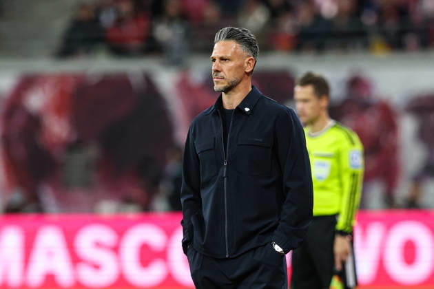 Coach Martin Demichelis, RB Leipzig 1, Bundesliga, 2026–2027 season, league match between RB Leipzig and Eintracht Frankfurt at the Red Bull Arena in Leipzig; soccer, Germany, man, men, October 10, 2026