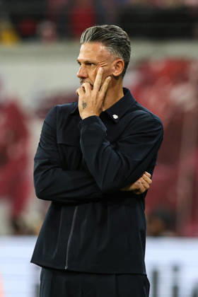 Coach Martin Demichelis, RB Leipzig 1, Bundesliga, 2026–2027 season, league match between RB Leipzig and Eintracht Frankfurt at the Red Bull Arena in Leipzig; soccer, Germany, man, men, October 10, 2026