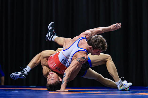 U23 World Championships, 60 kg, Greco-Roman: Maxwell Hopper (Black, USA) def. Dahua Xiong (CHN) Copyright: xAmirrezaxAliasgarix Kadir Caliskan United World Wr