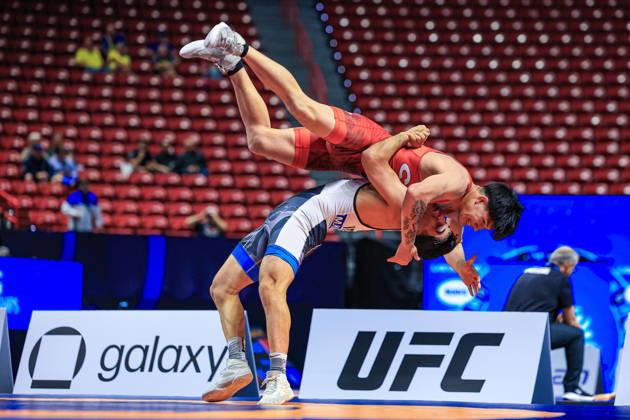 U23 World Championships, 67 kg, Greco-Roman: Mohammad Mahmoud Kamali (IRI) def. Sebastian Hernan Bustamante Mejias (CHI) Copyright: xAmirrezaxAliasgarix Kadir Caliskan United World Wr