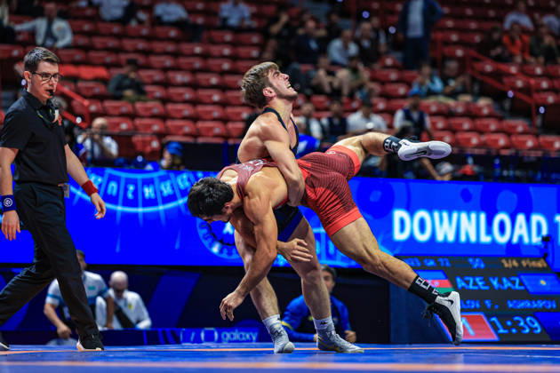 U23 World Championships, 72 kg, Greco-Roman: Yussuf Ashrapov (KAZ) defeated Farid Khalilov (AZE) Copyright: xAmirrezaxAliasgarix Kadir Caliskan United World Wr