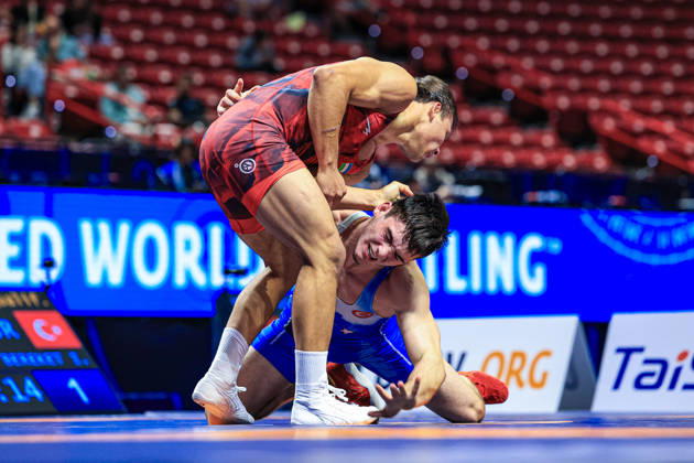 U23 World Championships, 82 kg, Greco-Roman: Azimjon Soatullaev (UZB) vs. Ismail Bereket (TUR) Copyright: xAmirrezaxAliasgarix Kadir Caliskan United World Wr