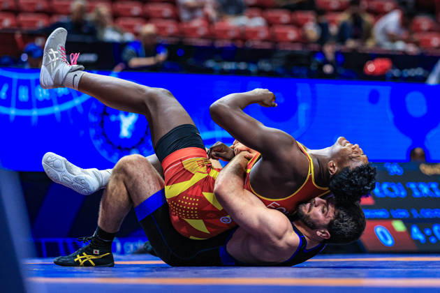 U23 World Championships, 97 kg, Greco-Roman: Mohammad Hadi Akbar Seydi Avendi (IRI) def. Jean Carlos Zambrano Longas (ECU) Copyright: xAmirrezaxAliasgarix Kadir Caliskan United World Wr